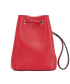 V Logo Bucket Bag, &pound;495, Handbags, Red, Leather, Back view